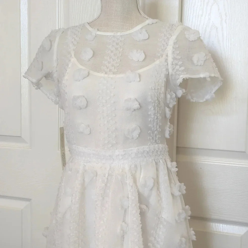 Anthropologie Sunday in Brooklyn Bonita Textured Mini Dress - Picture 4 of 7